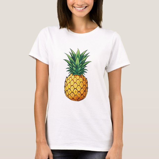 Camiseta Fruta abacaxi (Frente)