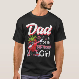Camiseta Fruta Amante Pai da Garota do Aniversário
