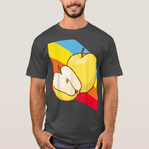 Camiseta Fruta amarela da maçã Vegan Vegetarian