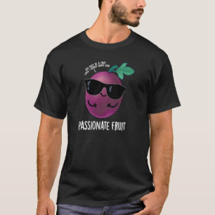Camiseta Fruta Apaixonada Engraçada Fruta Pun Escuro BG