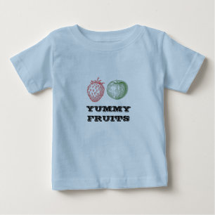 Camiseta Fruta Baby Light Blue