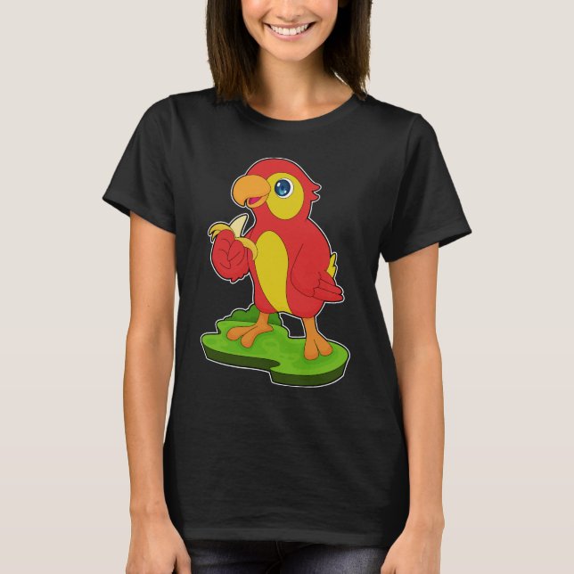 Camiseta Fruta Banana de Papagaio (Frente)