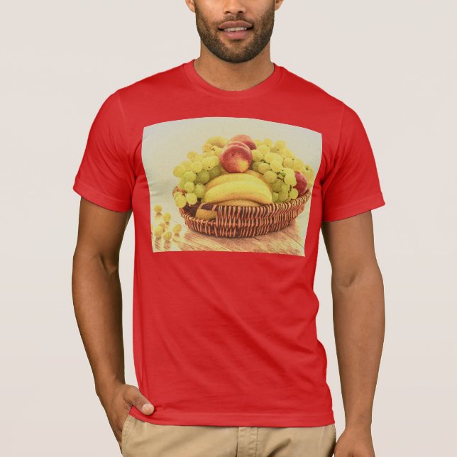 Camiseta "Fruta Basket" Foto Grátis. Compre agora (Frente)