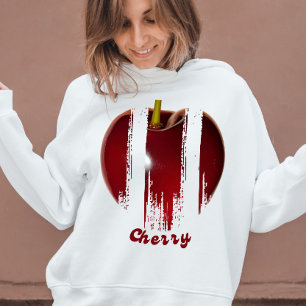 Camiseta Fruta "Cherry" do Traço de Pincel