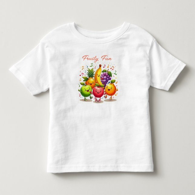 Camiseta Fruta Clipart para dança (Frente)