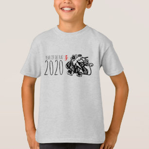 Camiseta Fruta de 1 KBGT, cortada em papel metálico, de Ano