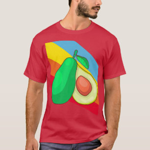 Camiseta Fruta de abacate Comida vegetariana