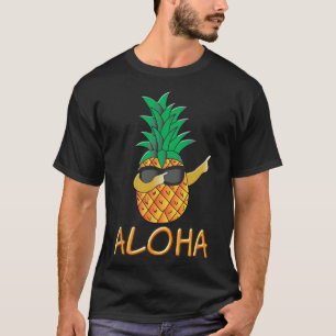 Camiseta Fruta de abacaxi Aloha Beaches Hawaii - Surf novo