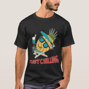 Camiseta Fruta de abacaxi legal Enchendo Engraçado Kawaii V