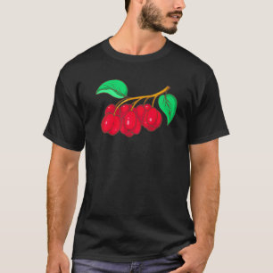 Camiseta Fruta de Acerola Comida vegetariana