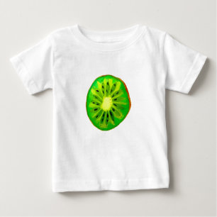 Camiseta Fruta de água original brilhante do kiwi pop art