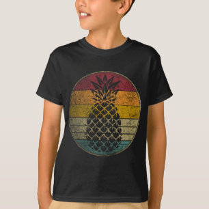 Camiseta Fruta de ananás Estilo retrorreflector Vintage Eng