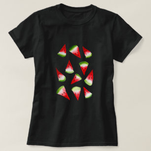 Camiseta Fruta de aquarela de melancia
