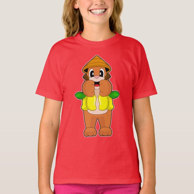 Camiseta Fruta de aquecedor de Urso (Frente)