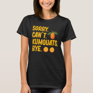 Camiseta Fruta de Árvore Kumquat Recebe Marmalada de Planta