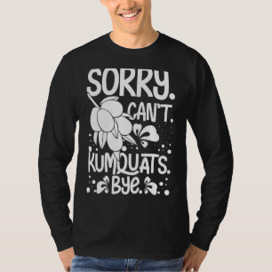 Camiseta Fruta de Árvore Kumquat Recebe Marmalada de Planta