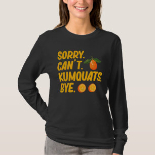 Camiseta Fruta de Árvore Kumquat Recebe Marmalada de Planta