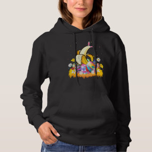 Camiseta Fruta de Banana Páscoa Ovo Funny Banana Páscoa Sun