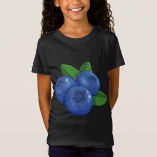 Camiseta Fruta de Blueberry Engraçada Berry Lover Gráfico