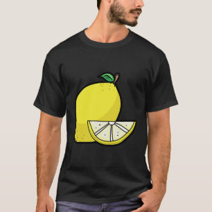 Camiseta Fruta de citrinos de limão