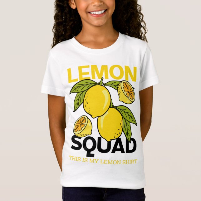 Camiseta Fruta de Citros de Verão com Lemon Funny Lemonade (Frente)