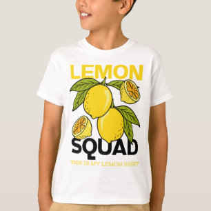 Camiseta Fruta de Citros de Verão com Lemon Funny Lemonade