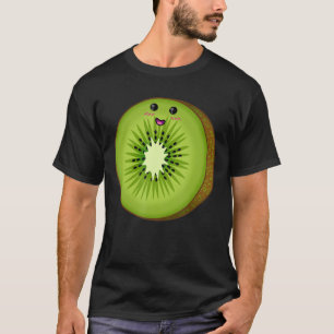 Camiseta fruta de comida com fantasia kiwi, meio preguiços