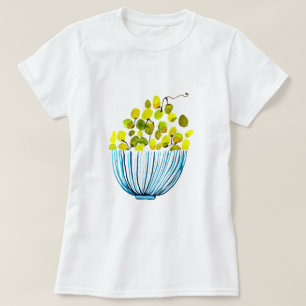 Camiseta Fruta de cor d'água das uvas