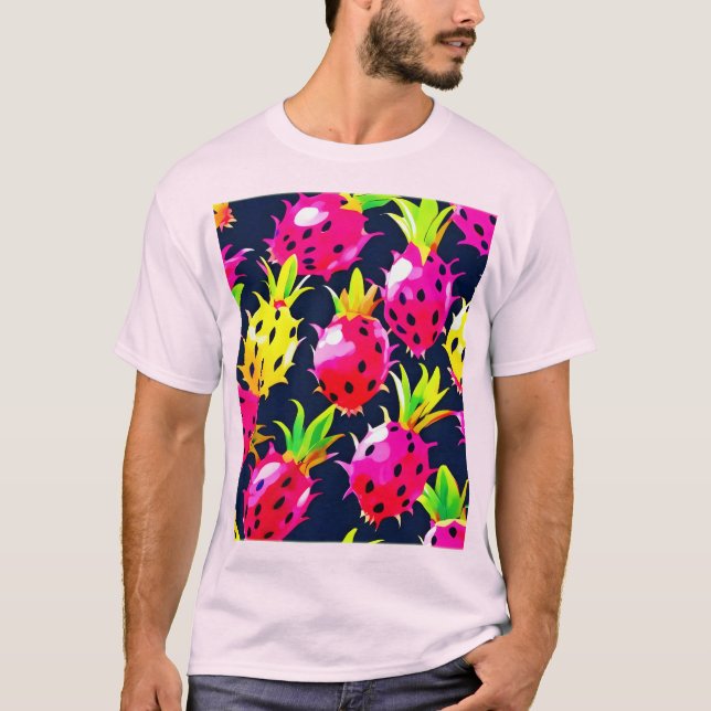 Camiseta Fruta de Dragão Tropical Fiesta (Frente)
