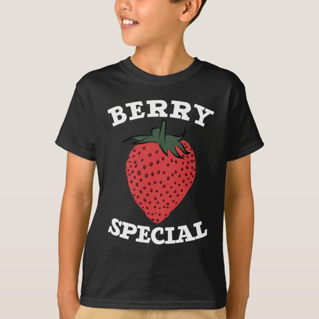 Camiseta Fruta de Foodie de Morango (Frente)