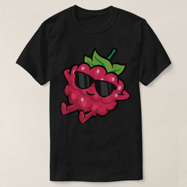 Camiseta Fruta De Framboesa Bonita Relacionando Framboesa P (Frente do Design)