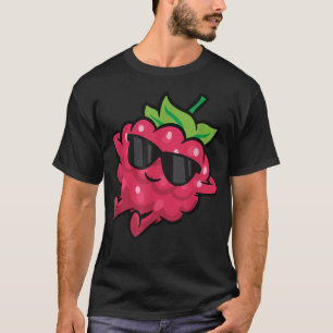Camiseta Fruta De Framboesa Bonita Relacionando Framboesa P