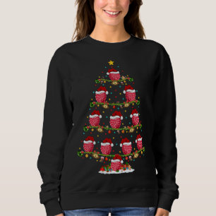 Camiseta Fruta de framboesa Lover Xmas Papais noeis de fram