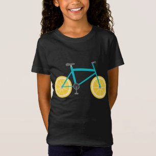 Camiseta Fruta de limão Rodas de bicicleta Engraçado Comida