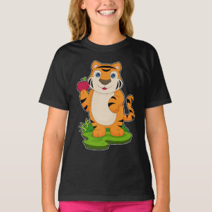 Camiseta Fruta de Maçã de Tigre