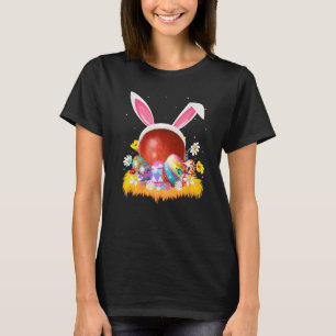 Camiseta Fruta De Maçã Páscoa Ovo Páscoa Engraçada De Maçã 
