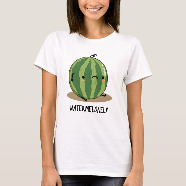 Camiseta Fruta de Melancia Engraçada com Água (Frente)