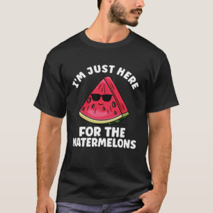 Camiseta Fruta de Melão de Melão, em bruto, para uso mascul