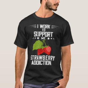 Camiseta Fruta de morango ao longo do Verão Fruta de morang
