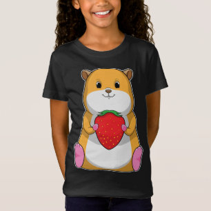 Camiseta Fruta de Morango de Hamster