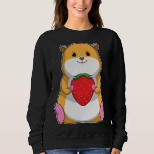 Camiseta Fruta de Morango de Hamster