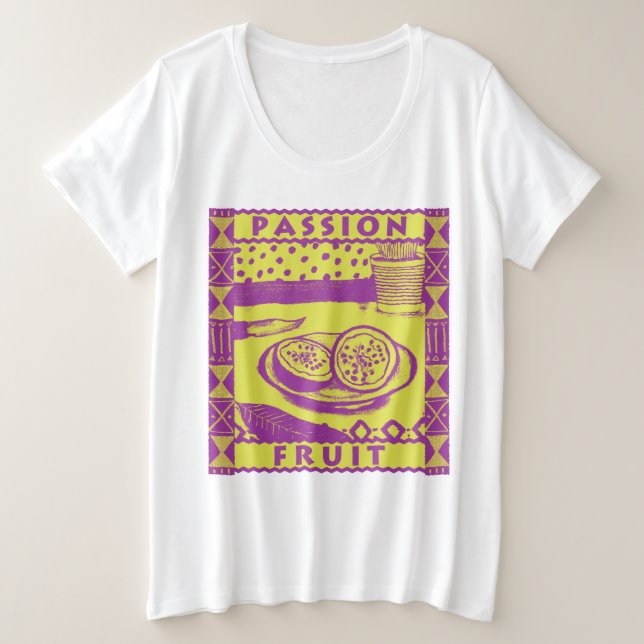 Camiseta Fruta de Paixão (Frente do Design)