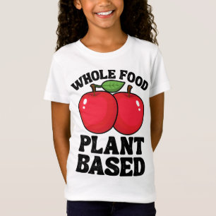 Camiseta Fruta De Planta De Comida Inteira De Maçã Funny Ve