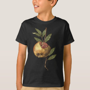 Camiseta Fruta De Pomegranato E Vetor De Sementes Do Medite