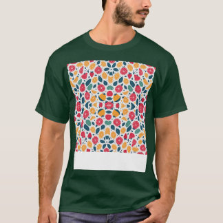 Camiseta Fruta de Verão com aquarela Parte da fruta de Verã