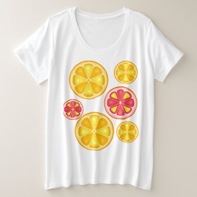 Camiseta FRUTA DE VERÃO DO CICLO TROPÓPICO LÍNGULOS de lara (Frente do Design)