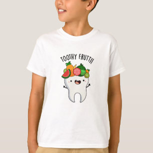 Camiseta Fruta Dentada Engraçada Arma Dental