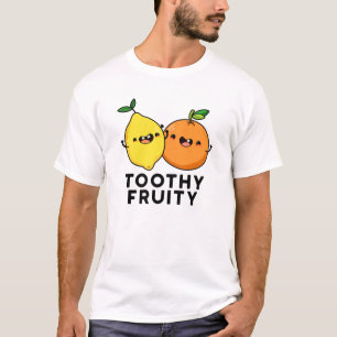 Camiseta Fruta Dentada Fruta Engraçada