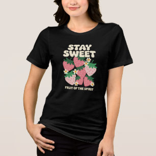 Camiseta Fruta Do Espírito Com Morangos