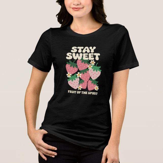 Camiseta Fruta Do Espírito Com Morangos (Frente)